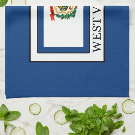 West Virginia Handtuch (Gefaltet)
