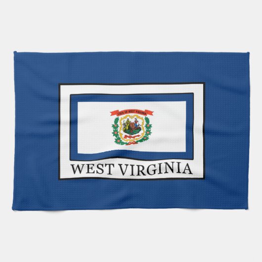 West Virginia Handtuch (Horizontal)