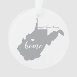 West Virginia Heimat Personalisiertes Ornament