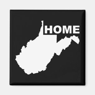 West Virginia Heimweg von State Kühlschrankmagnet
