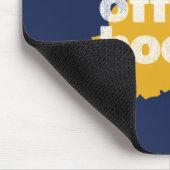 West Virginia Hoopie Mountaineer Funny Mousepad (Ecke)