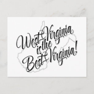 West Virginia ist die beste Virginia Postkarte