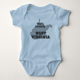 West Virginia ist Gottes Land Baby Strampler