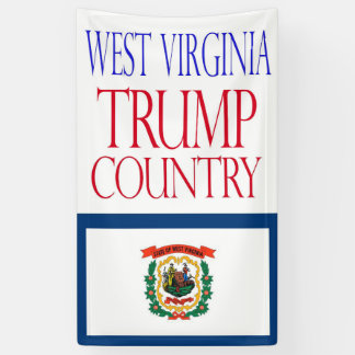WEST VIRGINIA ist TRUMPF-LAND Fahne 2016 Banner