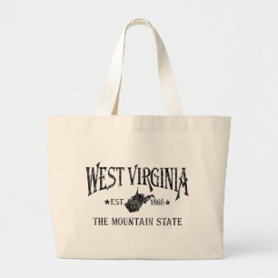 West Virginia Jumbo Stoffbeutel