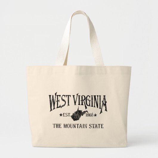 West Virginia Jumbo Stoffbeutel (Vorne)