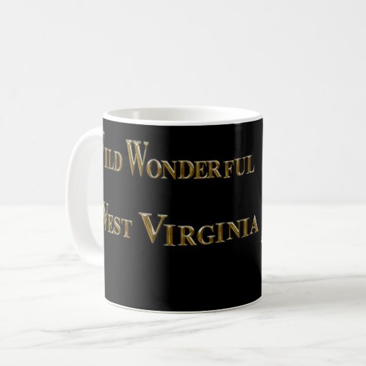 WEST VIRGINIA KAFFEETASSE (Vorderseite Links)