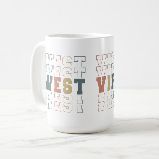 West Virginia Kaffeetasse (Vorderseite Links)