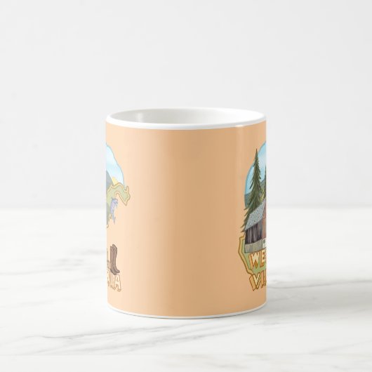 West Virginia Kaffeetasse (Mittel)