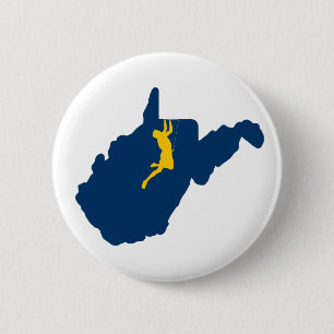 West Virginia Klettern Button