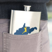 West Virginia Klettern Flachmann (Beispiel)