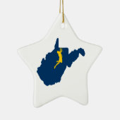 West Virginia Klettern Keramik Ornament (Rechts)