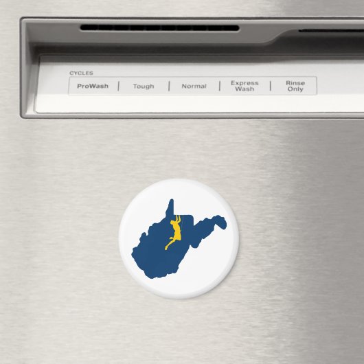 West Virginia Klettern Magnet (In Situ (Geschirrspüler))