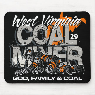 WEST-VIRGINIA-KOHLENBERGWERKARBEITER MOUSEPAD
