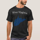 West Virginia Landkreises & Interstates T-Shirt (Vorderseite)