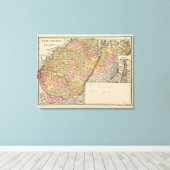 West Virginia Leinwanddruck (Insitu (Holzboden))