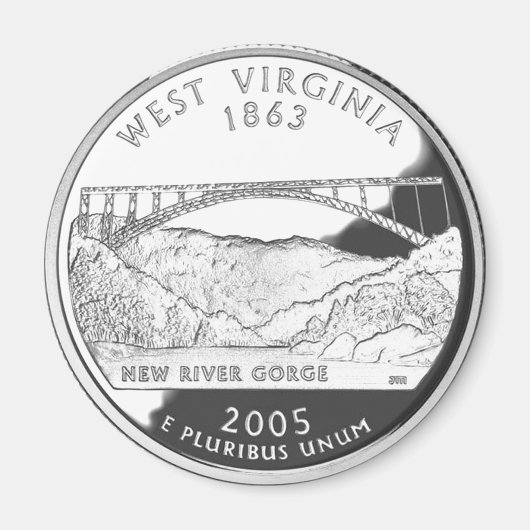West Virginia Magnet (Vorne)