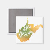 West Virginia Magnet (Vorderseite/Rückseite)