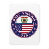 West Virginia Magnet (Vertikal)