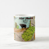 West Virginia Map Tasse (Mittel)