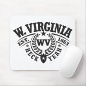 West Virginia, Mist ja, Est. 1863 Mousepad (Mit Mouse)