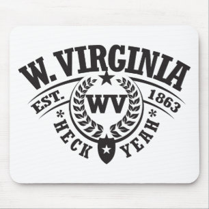 West Virginia, Mist ja, Est. 1863 Mousepad