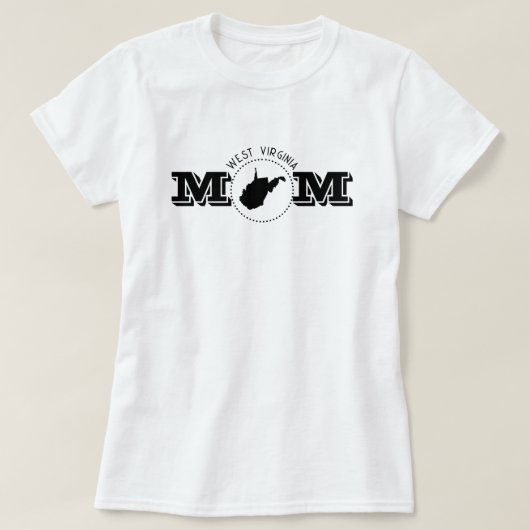 West Virginia Mom  T-Shirt (Design vorne)