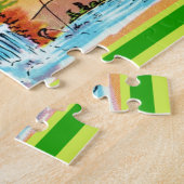 West-Virginia Monongahela-Tal Karte Puzzle (Seite)