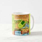  West Virginia Monongahela Valley Mug Kaffeetasse (VorderseiteRechts)
