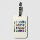 West Virginia - Mountain Stillness & Blue Water Gepäckanhänger (Vorderseite Vertikal)