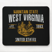 West Virginia Mousepad (Vorne)