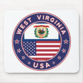 West Virginia Mousepad (Vorne)