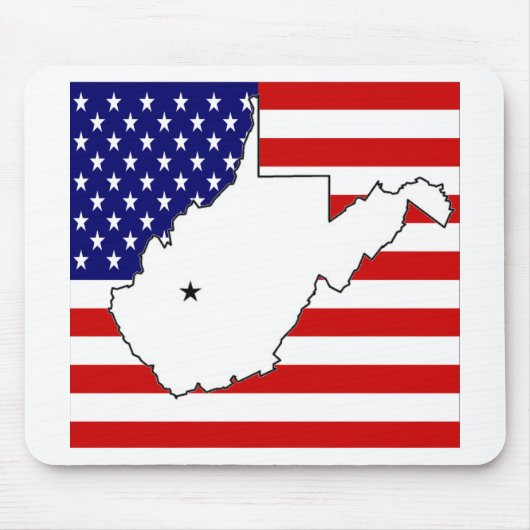 West Virginia Mousepad (Vorne)