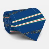West Virginia Necktie Krawatte (Gerollt)