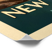 West Virginia New River Gorge V02 Poster (Ecke)