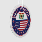 West Virginia Ornament (Vorderseite)