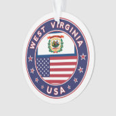 West Virginia Ornament (Vorderseite)