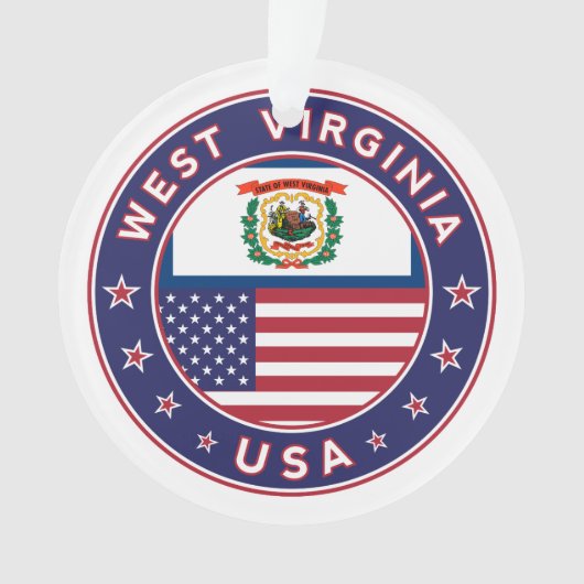 West Virginia Ornament (Vorderseite)