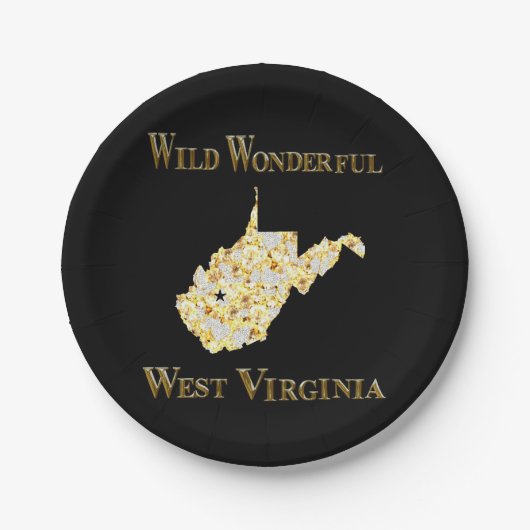 WEST VIRGINIA PAPPTELLER (Vorderseite)