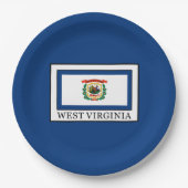 West Virginia Pappteller (Vorderseite)