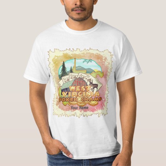 West Virginia Poker T - Shirt (Vorderseite)