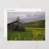 West Virginia Postcard Postkarte (Vorne/Hinten)