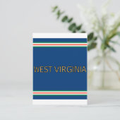 West Virginia Postcard Postkarte (Stehend Vorderseite)