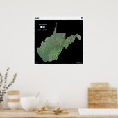 West Virginia Poster (Küche)