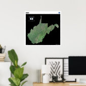 West Virginia Poster (Heimbüro)