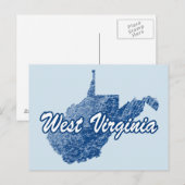 West Virginia Postkarte (Vorne/Hinten)