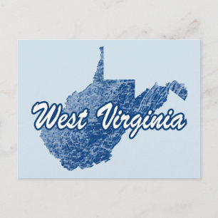 West Virginia Postkarte