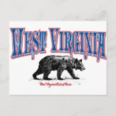 West Virginia Postkarte (Vorderseite)