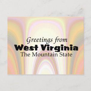West Virginia Postkarte