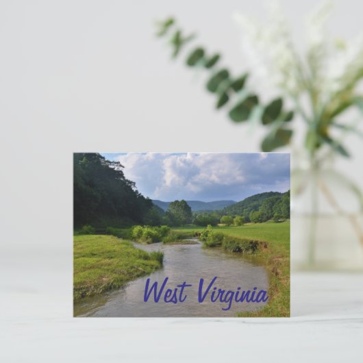 West Virginia Postkarte (Stehend Vorderseite)